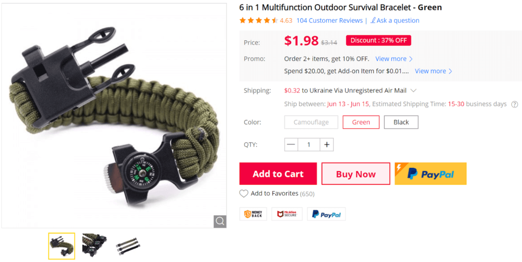 ТОП-10 полезных товаров для активного отдыха и туризма на Gearbest