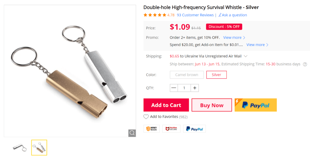 ТОП-10 полезных товаров для активного отдыха и туризма на Gearbest